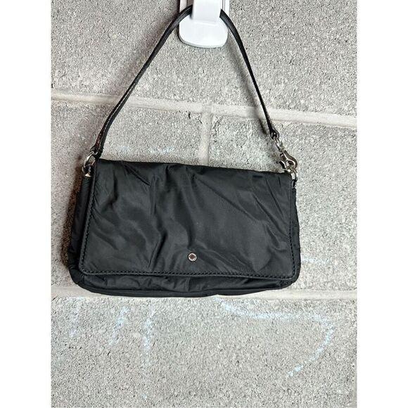 Kate Spade Nylon Mini Shoulder Bag Pouch Black - Picture 1 of 4